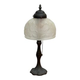 Victorian Boudoir Table Lamp, Antique