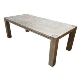 Restoration Hardware Reclaimed Oak Wood Dining Table. Estimated Price: $5,300