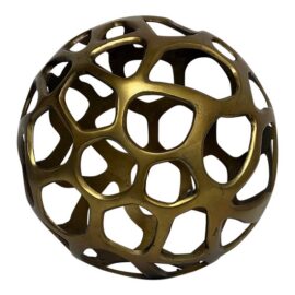 Z Gallerie Gold Metal Sphere