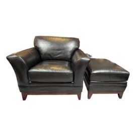Stickley Keeler Lounge Chair + Ottoman, Set. Original Price: $7,020