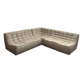 Jacques Deneef for Ethnicraft N701 Modular Sectional, Set of Three. Original Price: $7,000