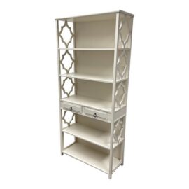 Serena & Lily Hayworth Shelf, White. Estimate Price: $2,300