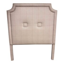 Queen Size Bespoke Glen Plaid Upholstered Headboard
