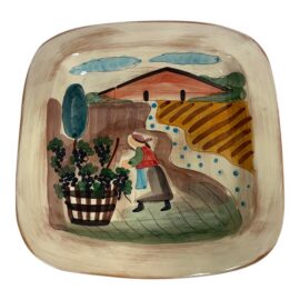 Vietri Toscana Square Platter / Wall Art