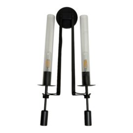 Jonathan Browning for Restoration Hardware French Fontanelle Double Sconce, Bronze. Original Price: $900