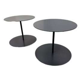 Giulio Cappellini for Cappellini Gong Side Tables, Pair. Original Price: $1,800