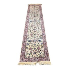 2ft 6 in × 12ft Persian Style Floral Wool Runner Rug