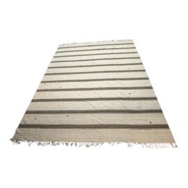 9ft 2in × 12ft 8in Four Hands Kopek Kilim Wool Blend Area Rug. Estimate Price: $2,000