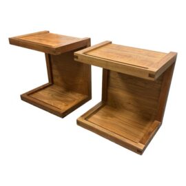 Sean Yoo for Design Within Reach Matera Bedside Tables, Pair. Original Price: $2,390