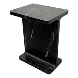 CB2 Beam Marble Side Table. Original Price: $615
