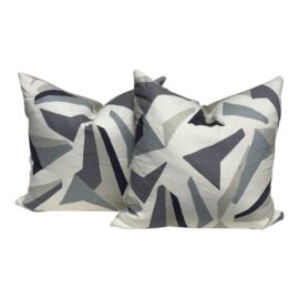 NEW Thom Filicia for Eastern Accents Sconset Decorative Pillows, Pair. Original Price: $428