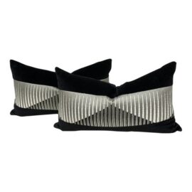 NEW Eastern Accents Armina Lumbar Pillow, Pair. Original Price: $410
