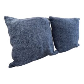 NEW Pottery Barn Faye Chenille Throw Pillows, Pair