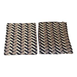 NEW Williams-Sonoma Harwich Fossil Blue Pillows, Pair