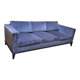 Donghia Hudson Sofa in Holly Hunt Velvet. Estimated Price: $10,000