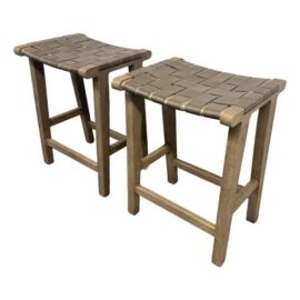 Pottery Barn Fenton Counter Stools, Pair