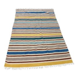 3ft 9in × 6ft 5in Flat Woven Striped Area Rug