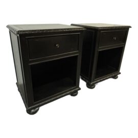 Geoffrey Hawkes for Restoration Hardware St. James Open Nightstands, Pair. Original Price: $2,700