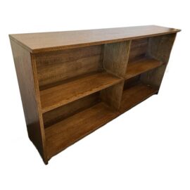 Arts & Crafts Mission Style Double Bookshelf