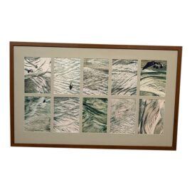 Artisan's Gallery Photographic Tiles of Muir Beach, Framed