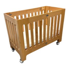 Bloom Alma Papa Convertible Folding Crib. Original Price: $950