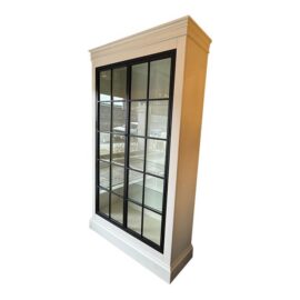 Ballard Designs Delano Glass Door Cabinet. Original Price: $2,700. Original Price: $2,700