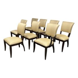 Ethan Allen Drew Dining Chairs, Set of Eight. Original Price: $8,100