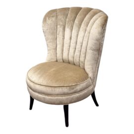Art Deco Shell Back Side Chair