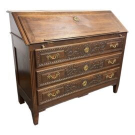 19th Century French Oak Drop Front Desk. Estimate Price: $3,000