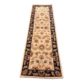 2ft 7in × 9ft Jaunty Legacy Collection Le-75 Wheat Wool Runner Rug. Estimated Price: $500