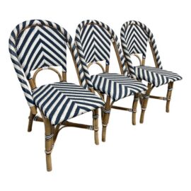 Serena & Lily Riviera Bistro Chairs, Set of Three. Original Price: $1,000