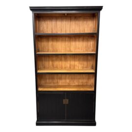 Traditional Asian Wood Storage Bookcase