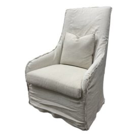 NEW Verellen Norah Slipcover Swivel Glider. Original Price: $7,650
